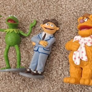 The Muppets Charming Character Figurine Trio - Green, Blue, Orange